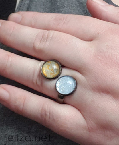 Sun and Moon ring